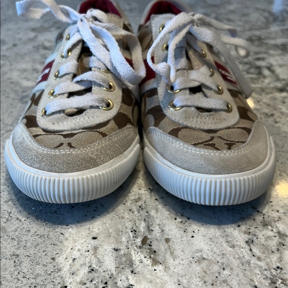 Coach Coach Women's Tan and Tan Sneakers Size 6 - Picture 4 of 11